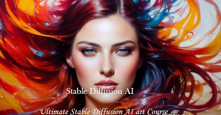 最终Stable Diffusion ChatGPT AI美术绘画及实体模型教学课程-中英字幕
